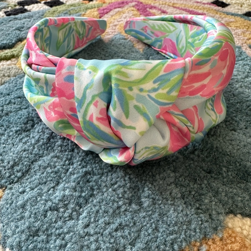 Lilly Pulitzer, Floral Knot Headband, new w/o tags